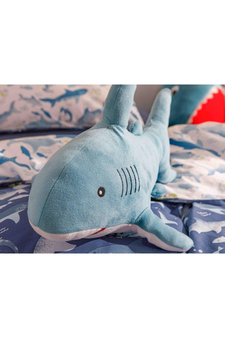 Big Shark Decorative Throw Pillow 36x71 Blue - Swordslife