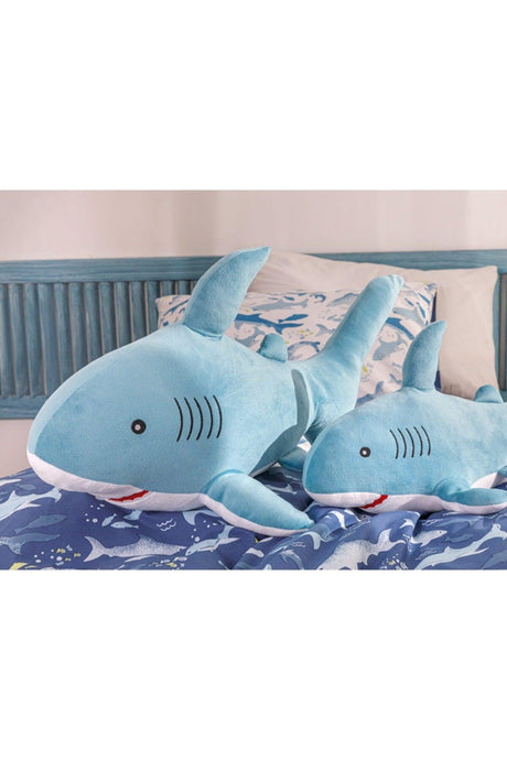 Big Shark Decorative Throw Pillow 36x71 Blue - Swordslife