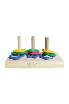 Natural Wooden Bird Toy for Mental Stimulation