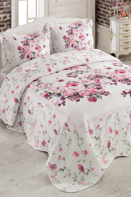 Birdy Double Quilted Bedspread - Swordslife