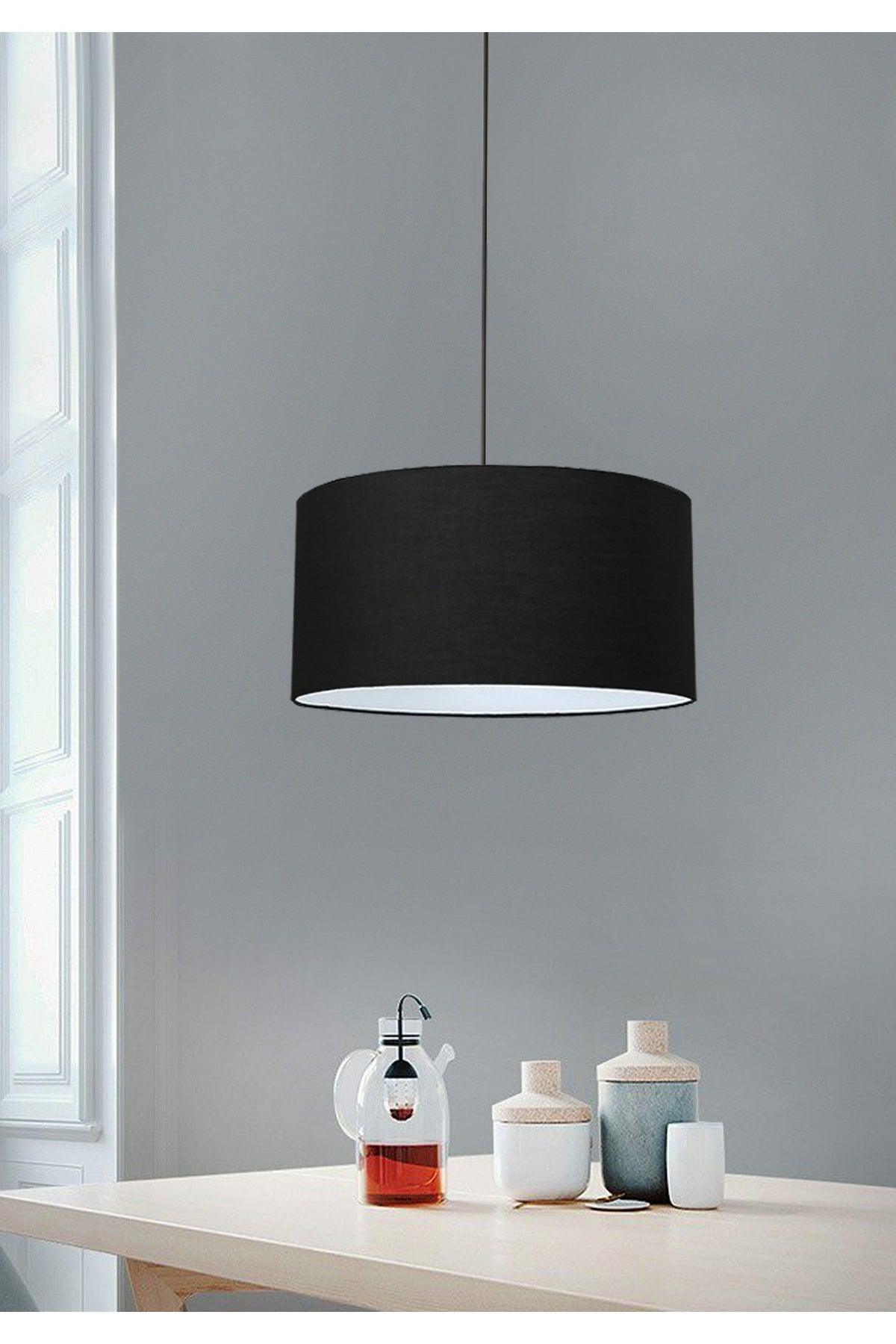 Black Fabric Headed Pendant Chandelier Srkt-2 - Swordslife