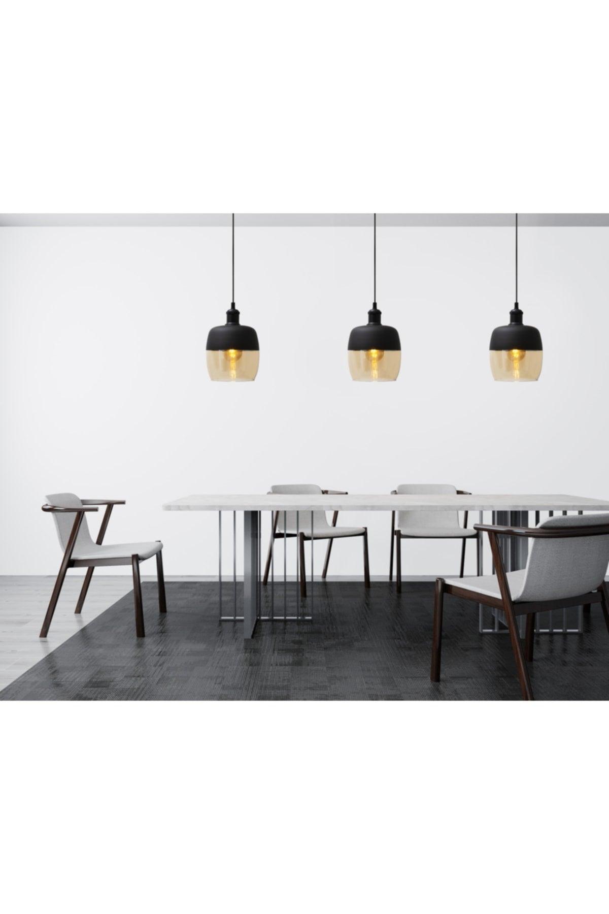 Black Rustic Metal Single Decorative Pendant Chandelier - Swordslife