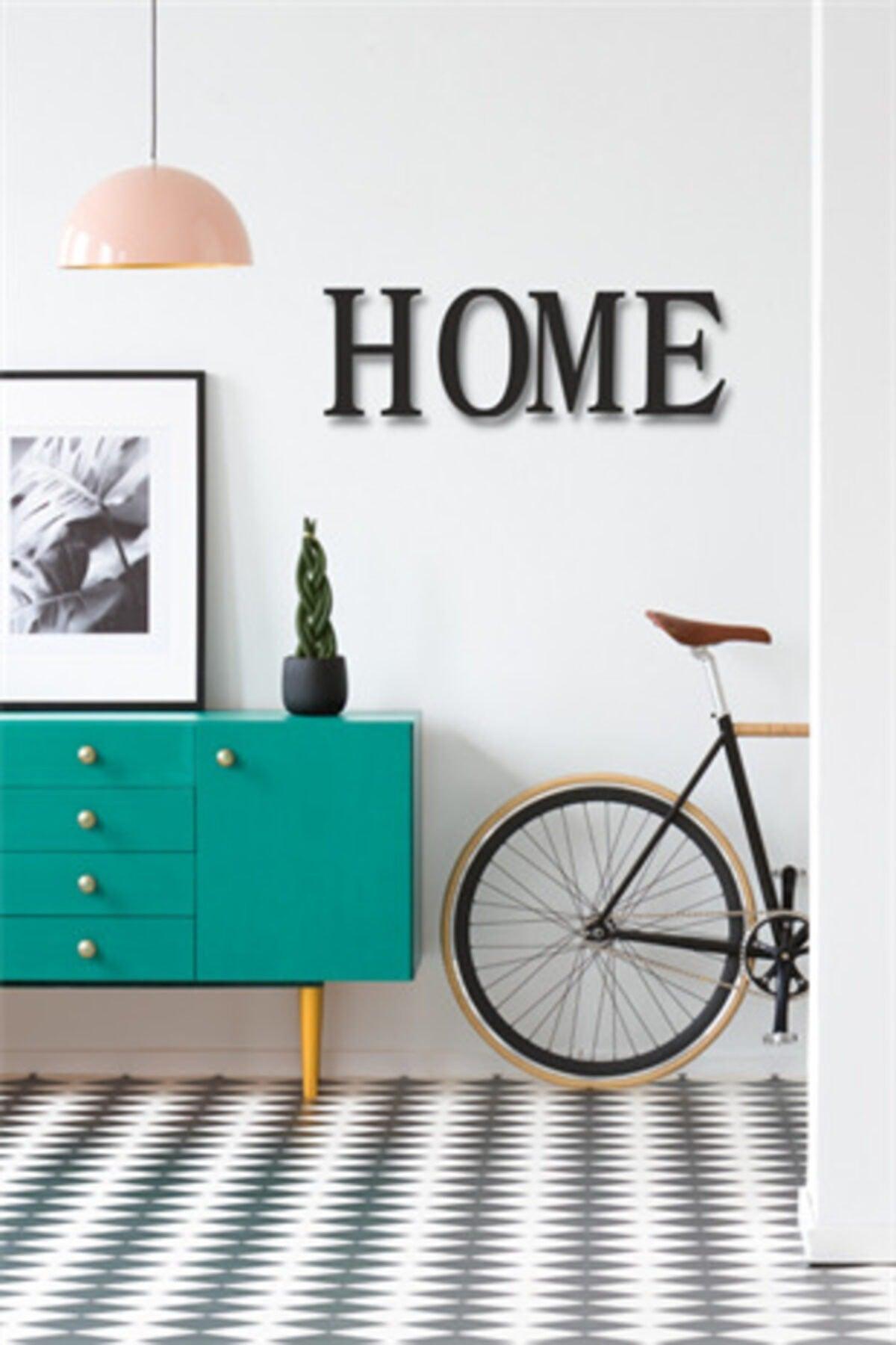 Black Wood Home Graffiti Wall Decor Laser Cut Mdf 60x20 cm Painting For Home Entrance Door Decoration - Swordslife