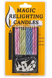 Joke Candle That Doesn't Go Out When Blown Birthday Candle Colorful 10pcs - Swordslife