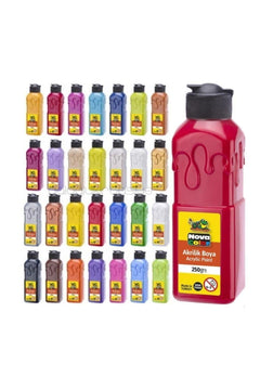 Blue acrylic paint 250ml water-based for multiple surfaces
