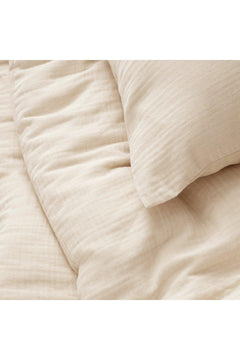 Organic cotton baby duvet cover set 70x110cm for mattresses up to 15cm