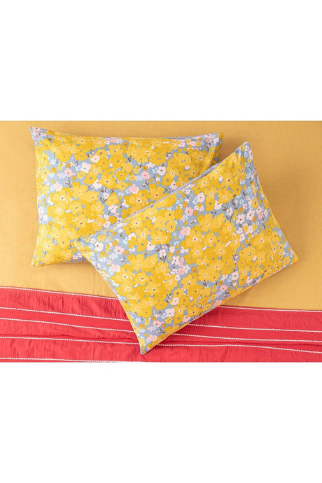 Buttercup Cotton 2-Pack Pillowcase 50x70 Cm Yellow - Swordslife