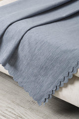 Ice Blue Oversized Double Sided Sofa Bed Seat Cover Shawl Covering the Arms - Swordslife