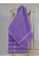 Can 6 Pcs. Purple Color Water Absorbent Cotton 28x50 Kitchen Towel/Drying Cloth 646 grams - Swordslife