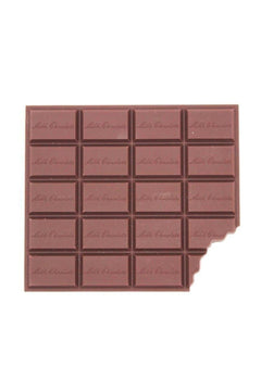 Chocolate-scented notepad 8.5 x 10 cm with unlined paper