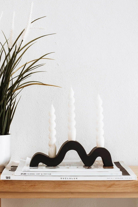 Ciel Black Candlestick Holder - Swordslife