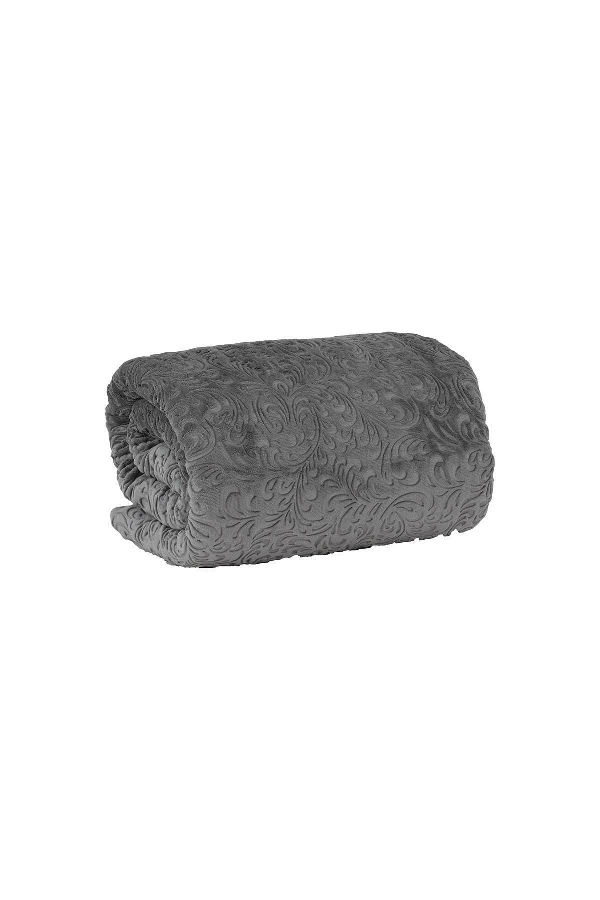 Double Embos Blanket Anthracite - Swordslife