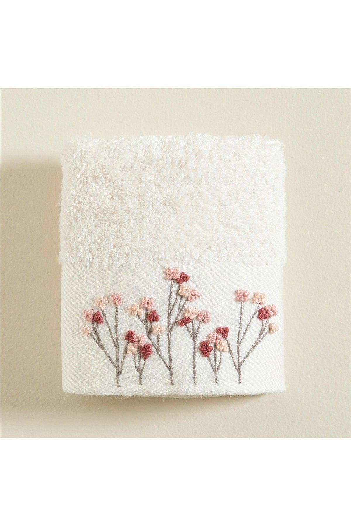 Cindee Hand Towel 30x50 cm Ecru - Swordslife