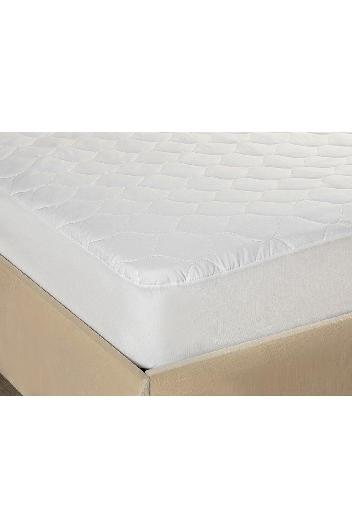 Classy Quilted Filled Double Mattress 160x200 + 30 Cm White - Swordslife