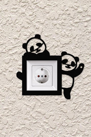 Kids Room Socket Frame Black Laser Cut Decoration Product - Swordslife