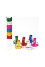 Colorful Metallic Tape 6 Colors 12 Pieces Deba