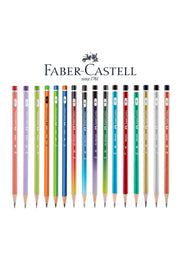 Coral Mixed Triangle Pencil 12 Pcs