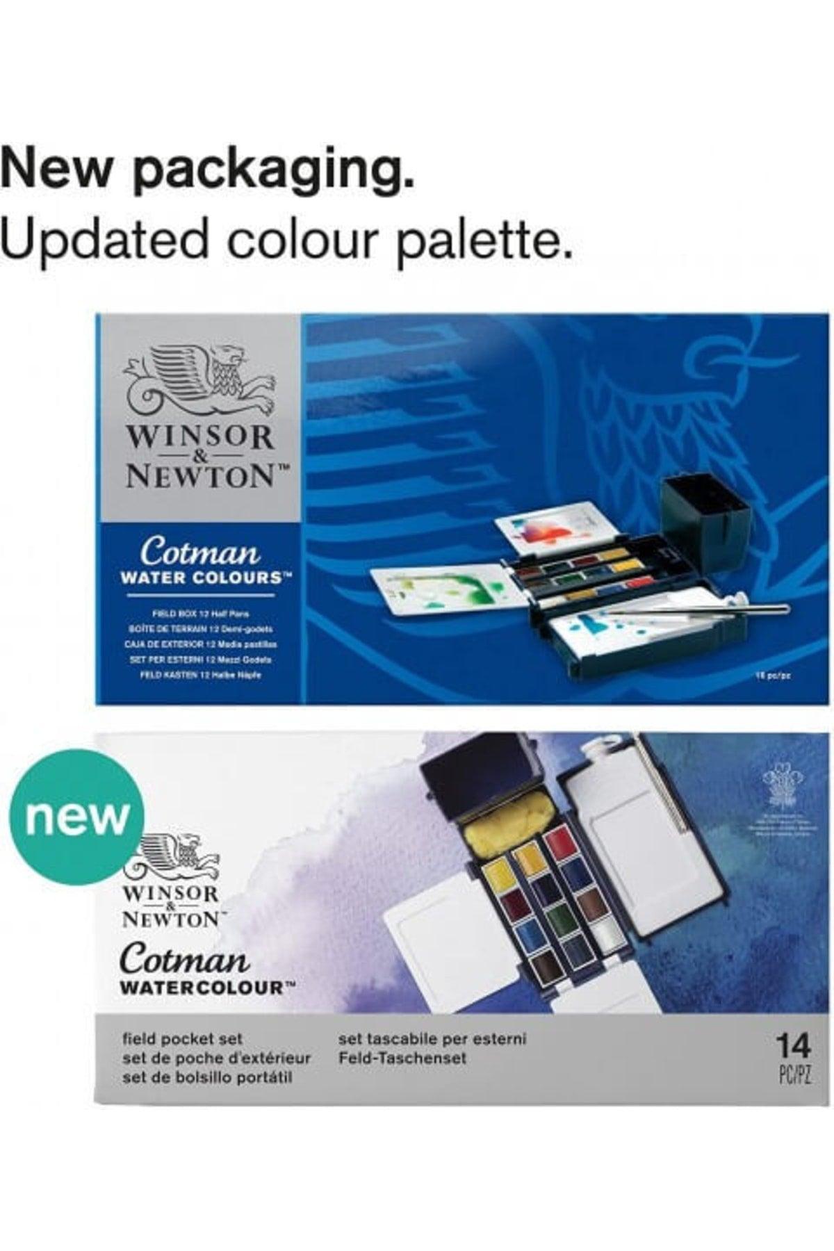 Cotman Field Box (DIRT TYPE) 12 Pcs Watercolor