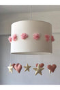 Cream Powder Flower Baby Chandelier - Swordslife