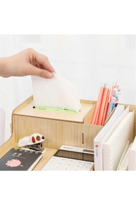 Creative Desktop Pen Holder Organizer Document