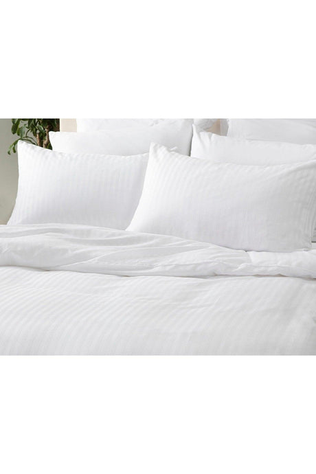 Crystal Silky Twill Double Duvet Cover Set 200x220 Cm White - Swordslife