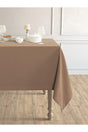 Daily Series Velvet Textured Brown Table Cloth - Swordslife