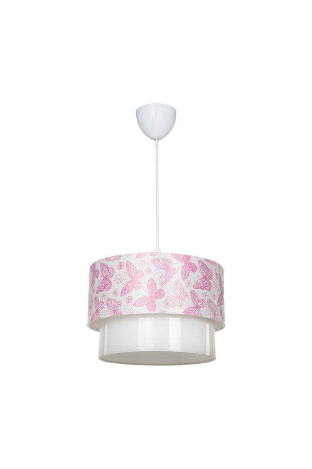 Deco Pendant Lamp Pink Butterfly - Swordslife