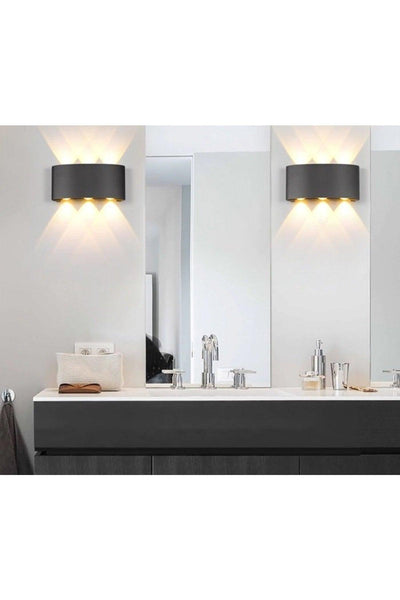 Éclairage mural décoratif Double Way LED lampe murale Cata Haïti Applexion murale à motifs