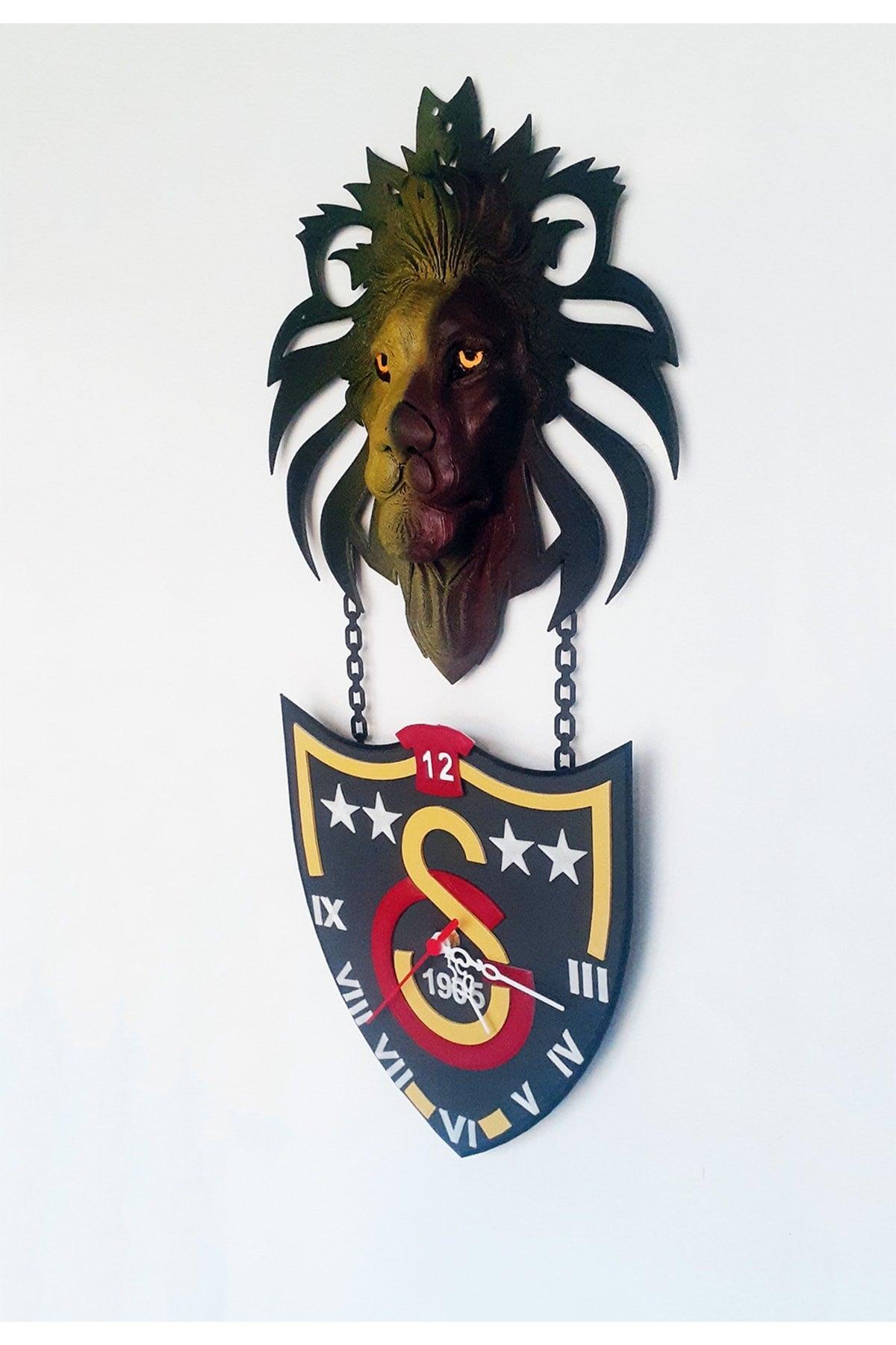 Decorative Galatasaray, 3D Lion, Wall Clock - Swordslife