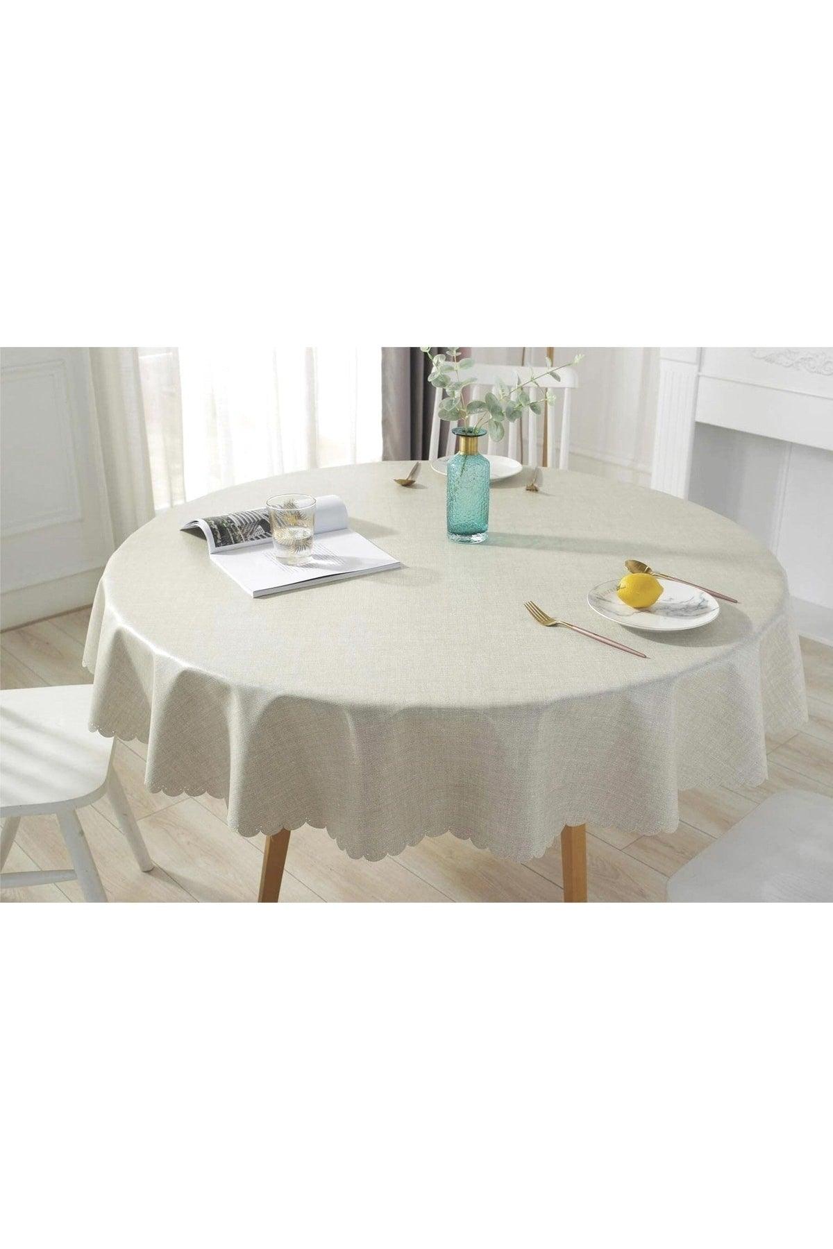 Carefree Table Cloth Stain Resistant Fabric Round 140 Cm 101321 - Swordslife