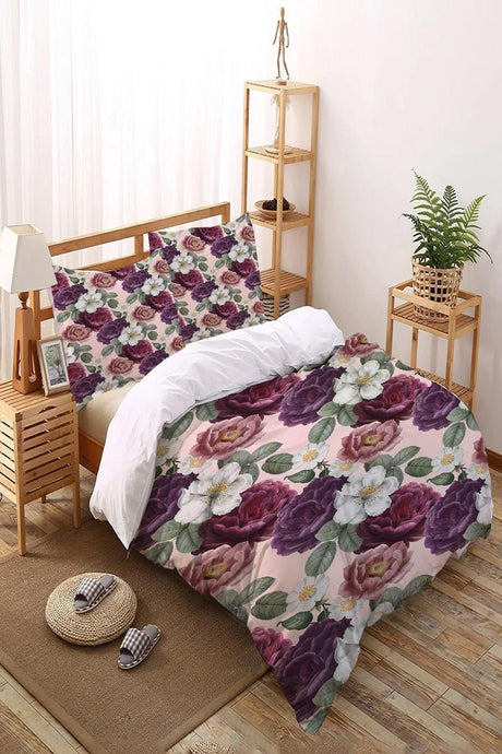 Patterned Double Sheet Duvet Cover Set Nyds-9 - Swordslife