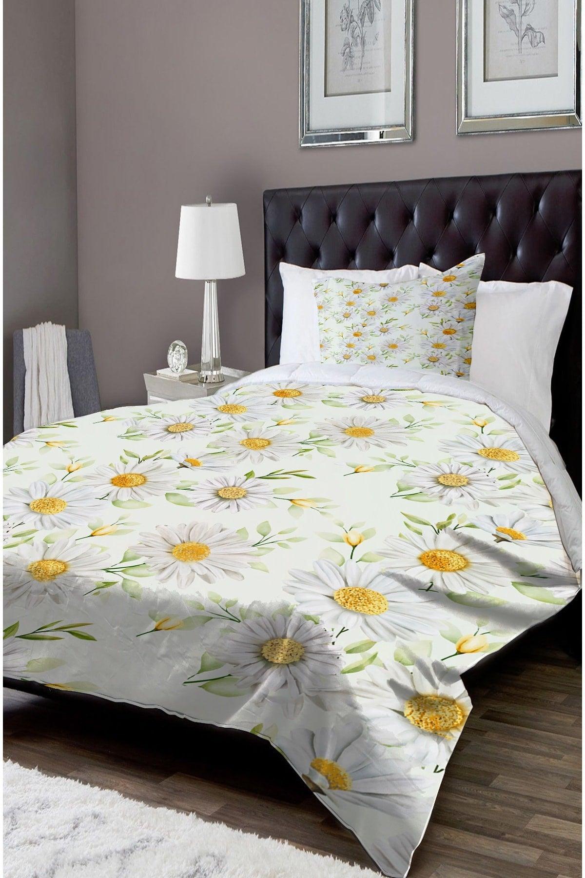 Patterned Single Bed Linen Duvet Cover Set Nyds-11 - Swordslife