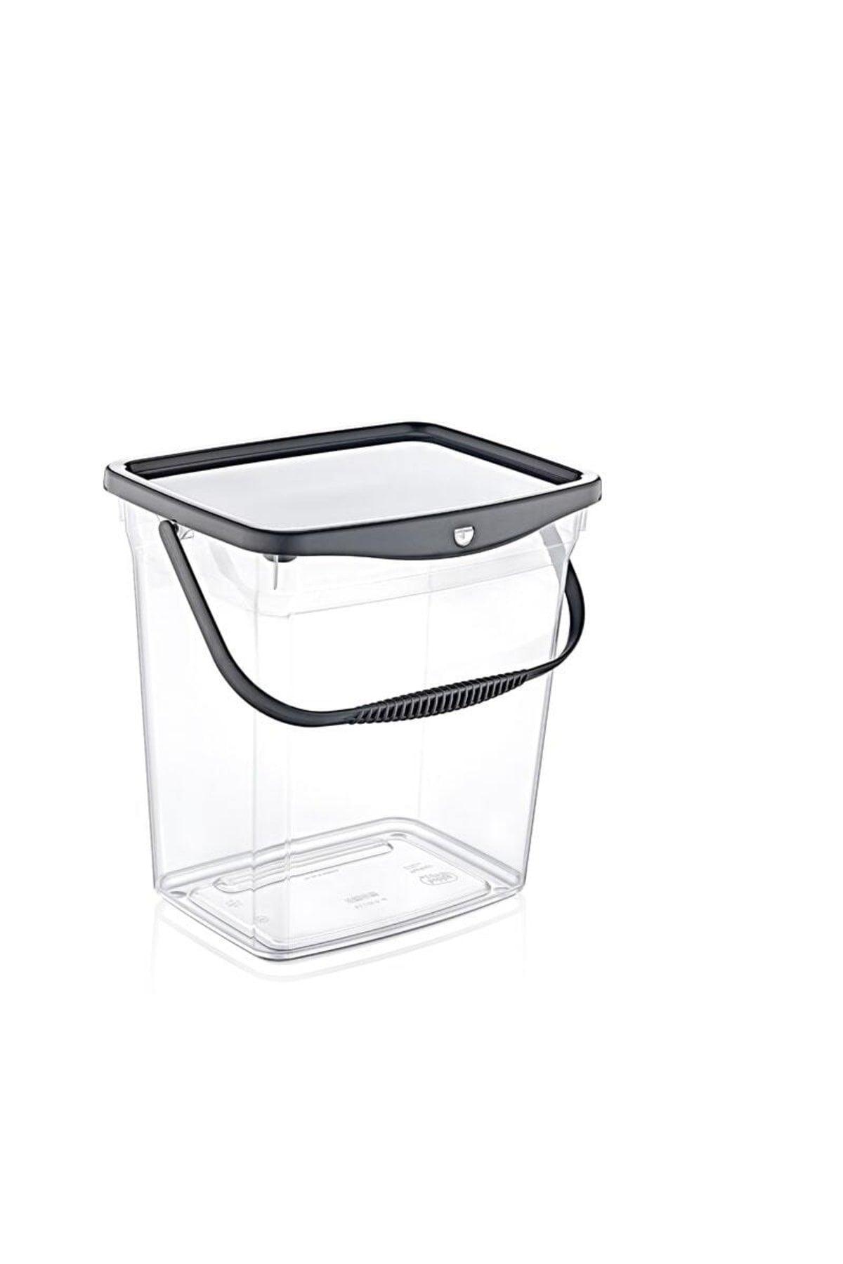 Detergent Aufbewahrungsbox mit Grau Lid 6 Lt Transparent - Swordslife