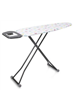 Adjustable height ironing board for home use