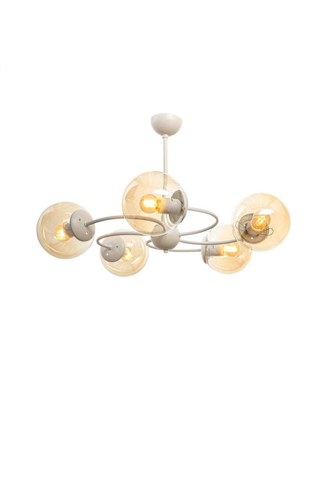 Tropical 5th White-honey Glass Chandelier - Swordslife