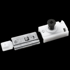 Mechanical hold-open unit for sliding doors with track
