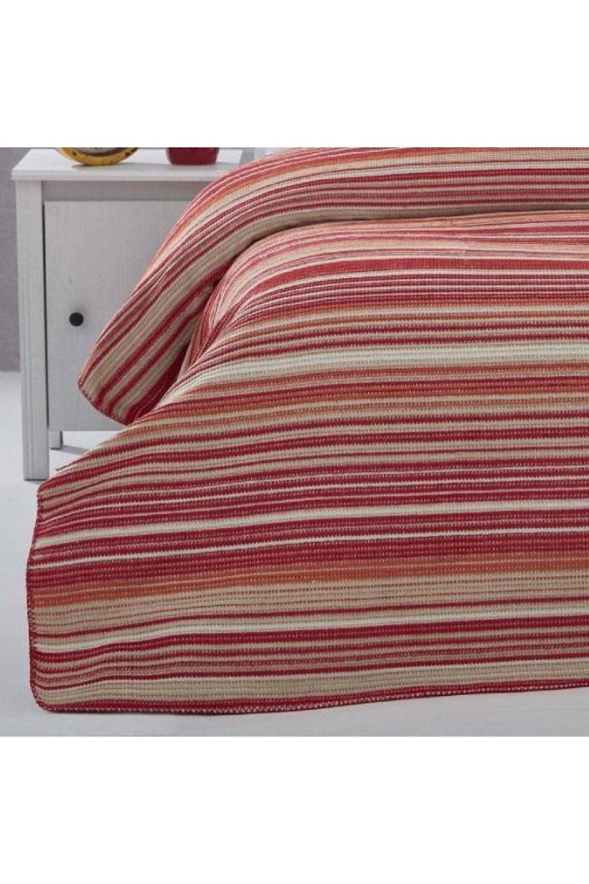 Four Seasons Blanket Pique Pinstripe Orange Double - Swordslife