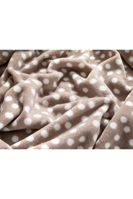 Dots Polar Tv Blanket 120x170 Cm Stone Color - Swordslife