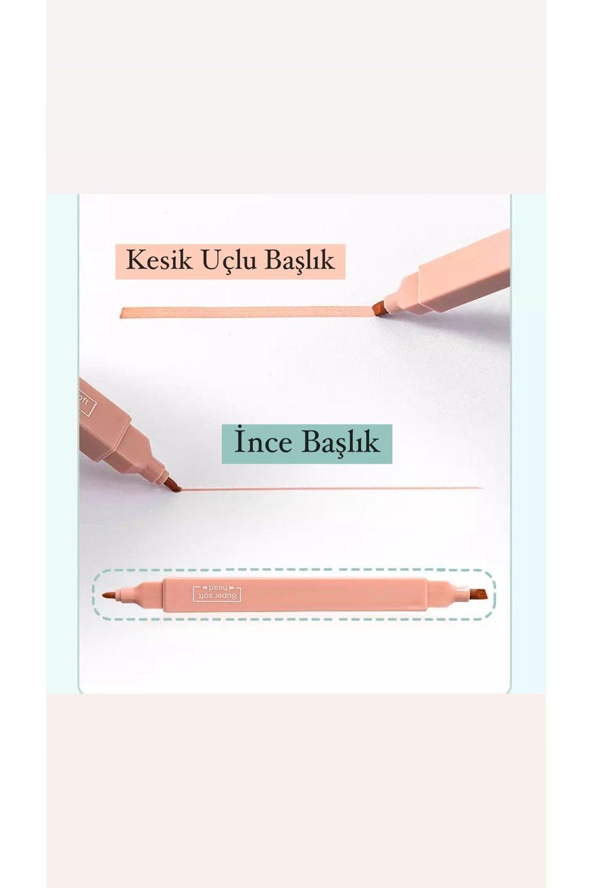 Double Headed Super Soft Colored 6 Pieces Phosphor