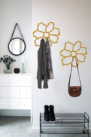 Double Set Decorative Metal Clothes Hanger - Wall Flow -hanger - Swordslife