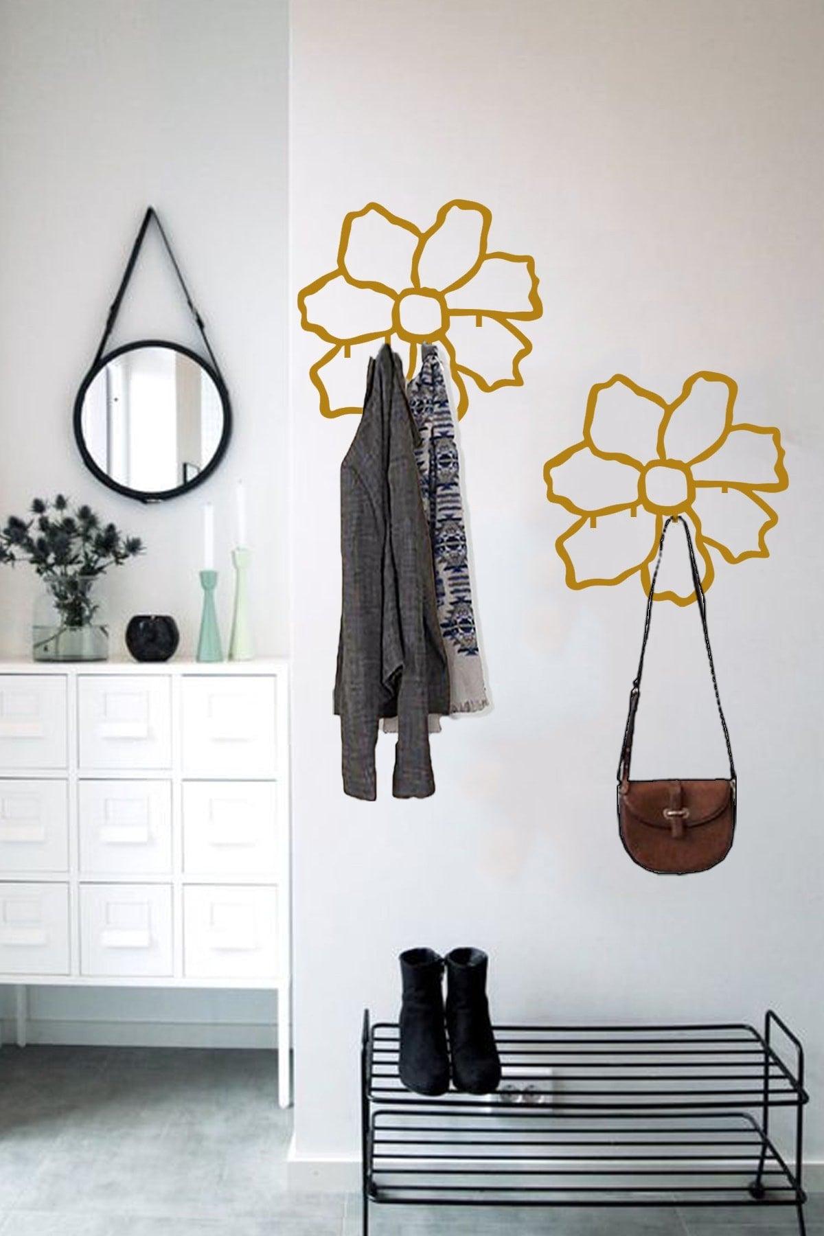 Double Set Decorative Metal Clothes Hanger - Wall Flow -hanger - Swordslife