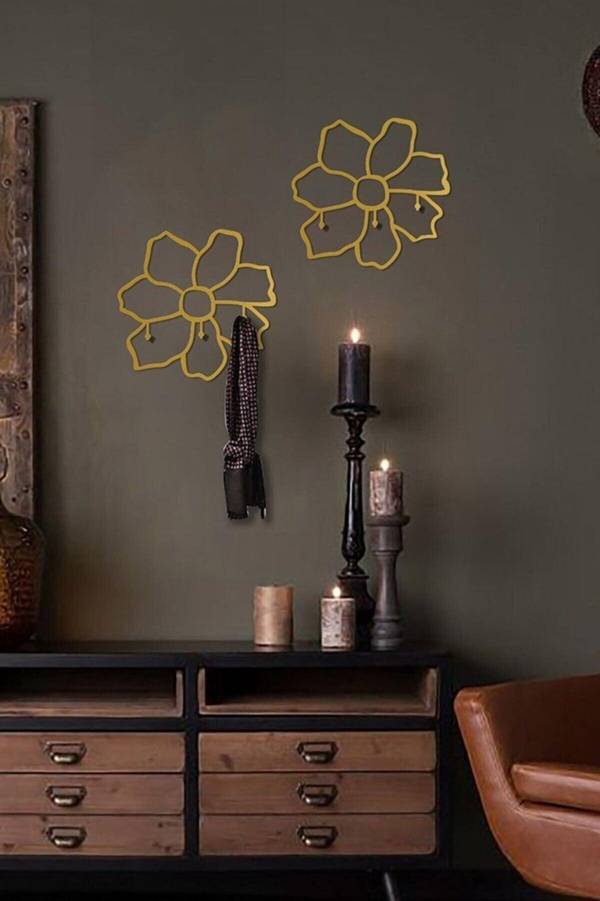 Double Set Decorative Metal Clothes Hanger - Wall Flow -hanger - Swordslife