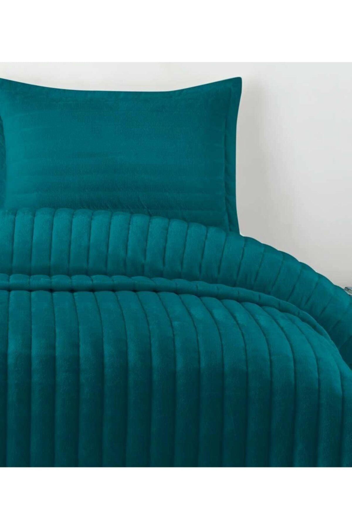 Doux Emerald Double Bedspread Set - Swordslife