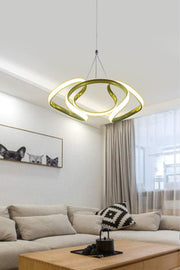 Dron Pendant Lamp Gold Color Led Chandelier Daylight Signature Led Chandelier - Swordslife
