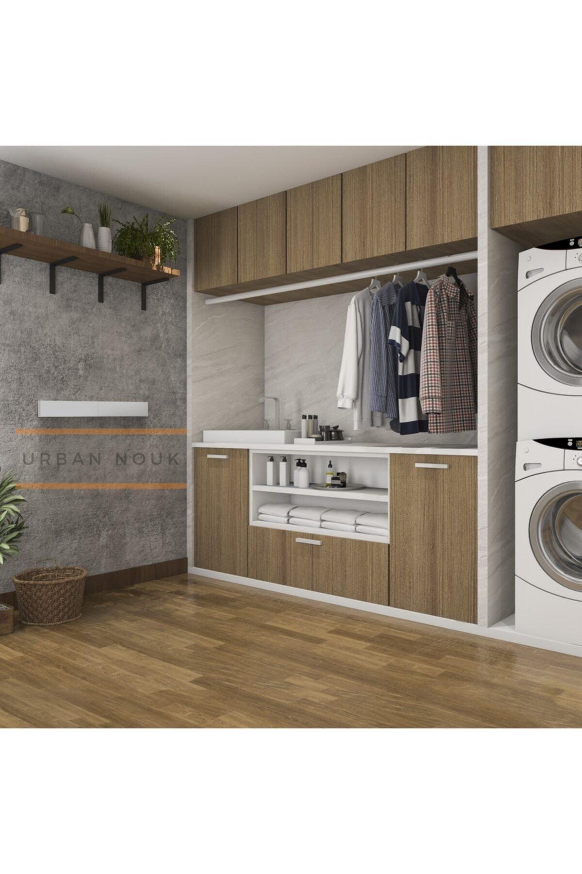 Laundry Hanger for Drying - Wall Mounted Laundry Holder - Patented Design (ANTRASİT-100CM) - Swordslife