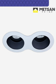 Dual Recessed Recessed Spot Gu10 3000k Bulb Included - Swordslife