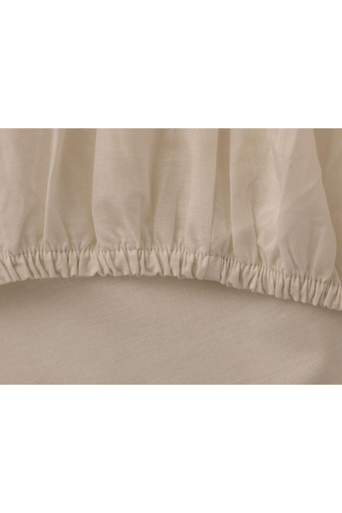 Plain Cotton Double Bed Sheet 240x260 Cm Coffee Foam - Swordslife