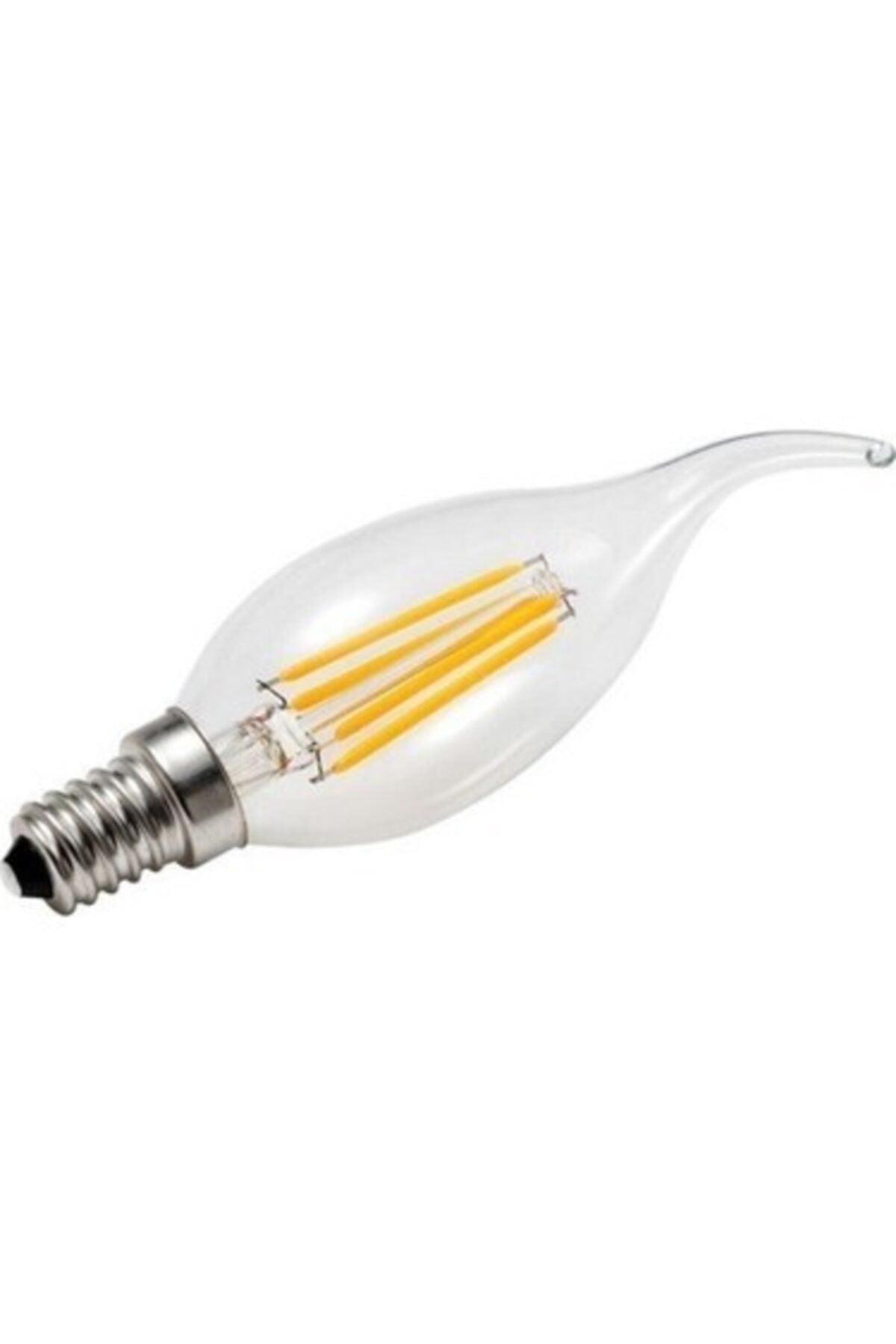 E14 Candle 4 Watt Rustic Curled Tip Led Bulb