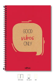 Eco Kraft Notebook Plain 200 Pages Red 17x24 cm