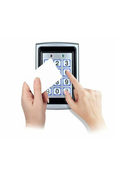RFID-encrypted access card reader with 125 kHz frequency